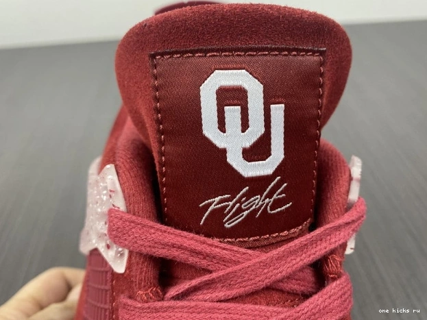 Rep Onekick 4 Oklahoma PE Jordan AJ4-904282 Sooners Retro 0610